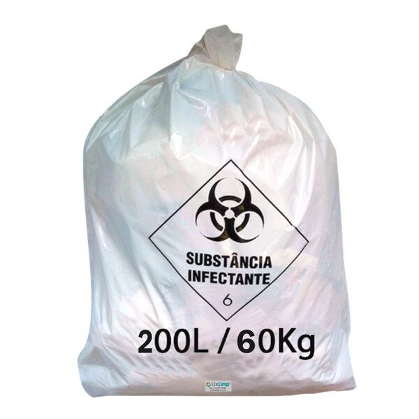 SACO LIXO 200 LTS REFORCADO INFECTANTE