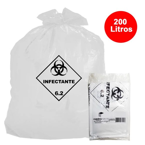 SACO LIXO 200 LTS INFECTANTE