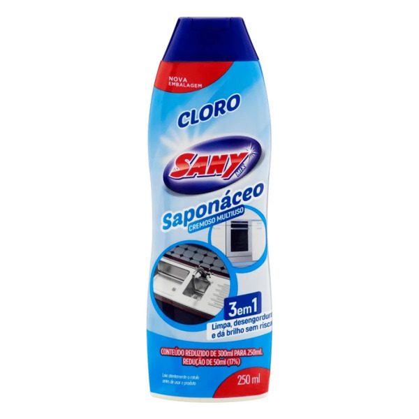 SAPONACEO CREMOSO SANY CLORO 250 ML