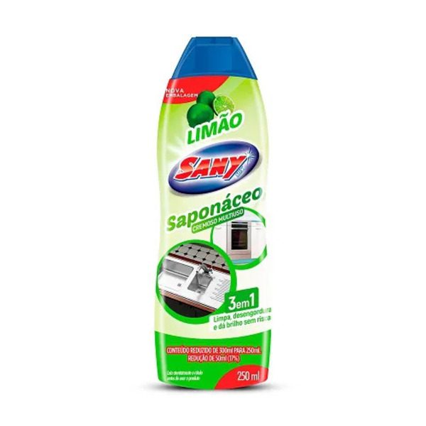 SAPONACEO CREMOSO SANY LIMAO 250 ML
