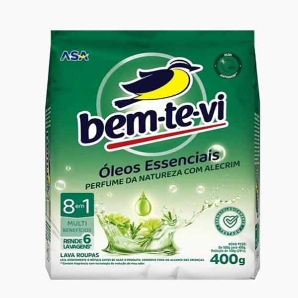 SABAO EM PO BEN TI VI NATUREZA ALECRIN 400GR