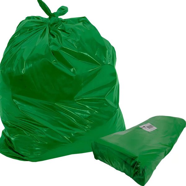 SACO LIXO 200 LTS VERDE REFORCADO ECOPLUS