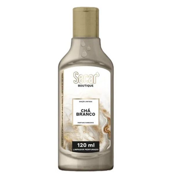 LIMPADOR PERFUMADO CONCENTRADO SECAR CHA BRANCO 120ML