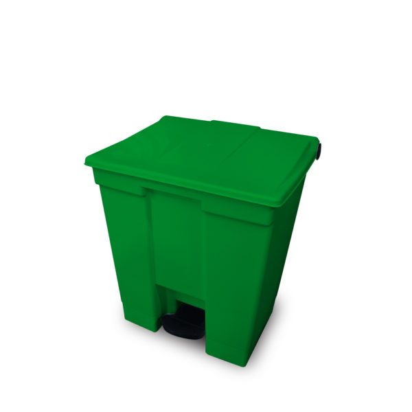 LIXEIRA PEDAL BRALIMPIA 30 LTS VERDE