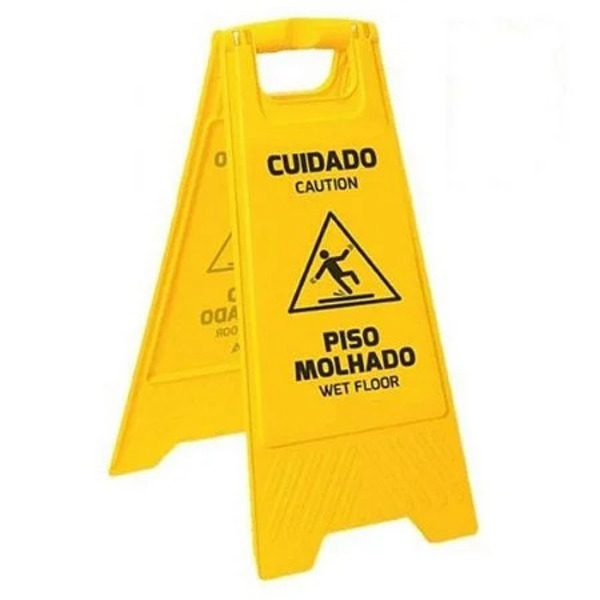 PLACA SINALIZADORA PISO MOLHADO STARCLEAN