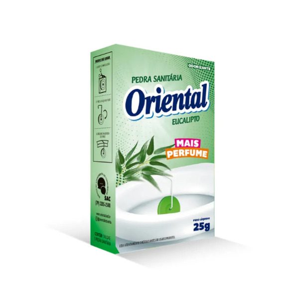 PEDRA SANITARIA ORIENTAL EUCALIPTO 25G