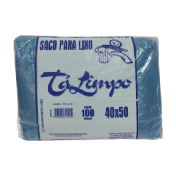 SACO LIXO 040 LTS AZUL TALIMPO