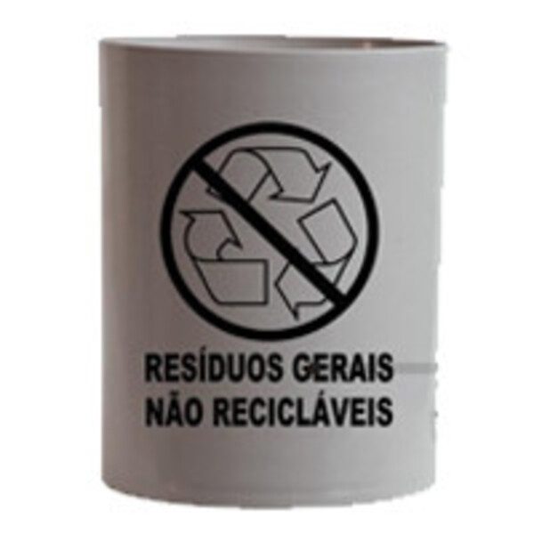 CESTO 30X24 14L BRANCO S/BASC/ S/ADESIVO BRALIMPIA