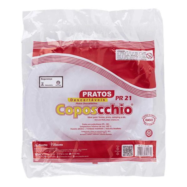 PRATO DESC. COPOSCHIO C/10 15 CM