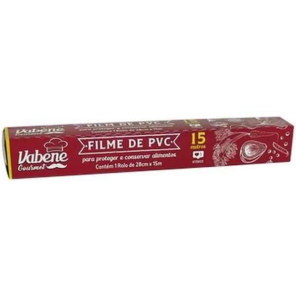 FILME PVC TRANSPARENTE VABENE 28X15 CM