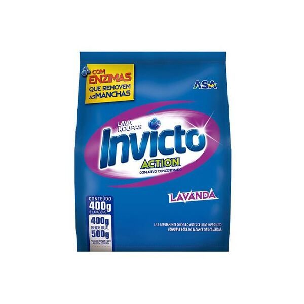 SABAO EM PO INVICTO LAVANDA 400GR