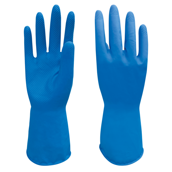 LUVA LATEX LALAN AZUL G