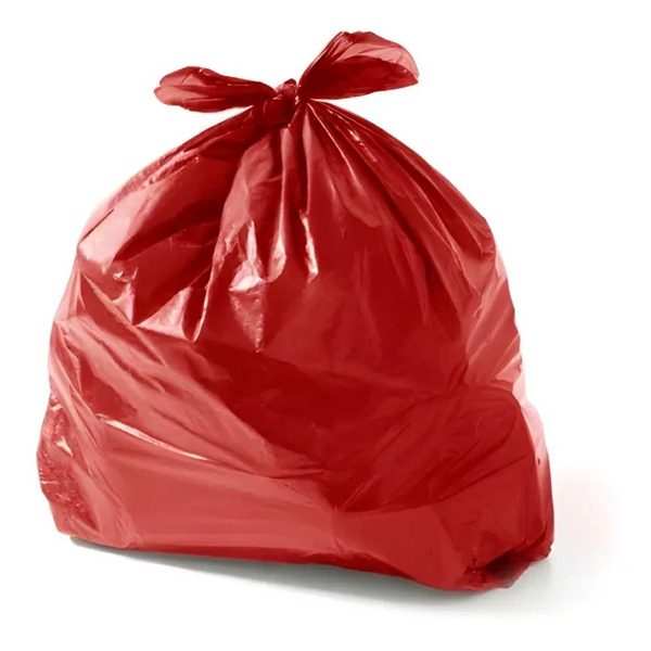 SACO LIXO 100 LTS VERMELHO