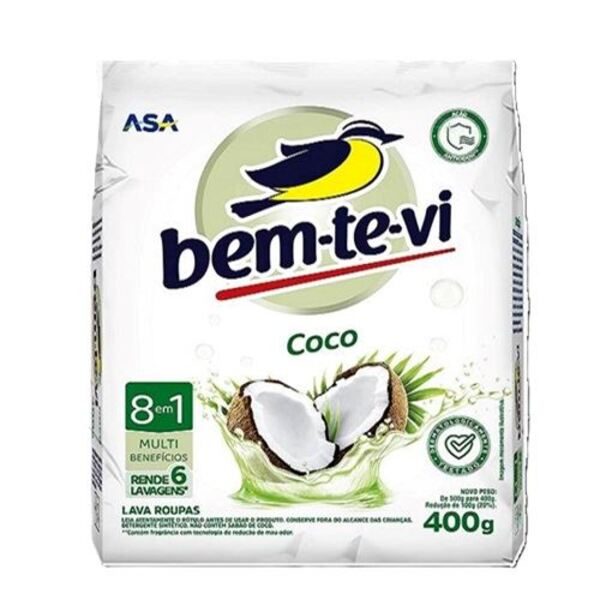 SABAO EM PO BEM TI VE COCO ESTENDIDO 400 GR