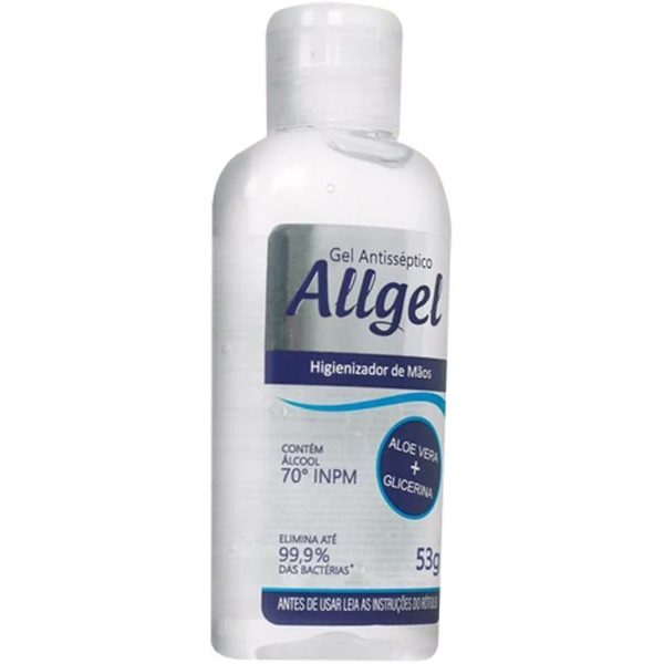ALCOOL GEL. ANTISSEPTICO 70% 53G ALLGEL