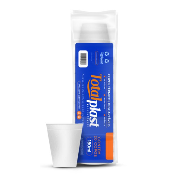 COPO TERMICOS DESCART 180ML C/20UND