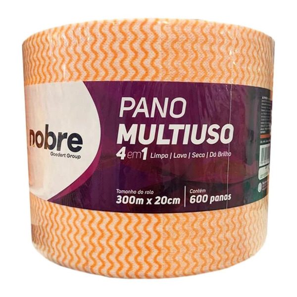 PANO MULTIUSO PICOT. LARANJA 20X300M.NOBRE