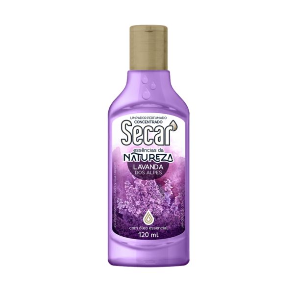 LIMPADOR PERFUMADO CONCENTRADO SECAR LAVANDA 120ML