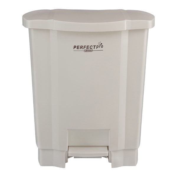 LIXEIRA BRANCA C/PEDAL 35 LTS PERFECT 2,1KG
