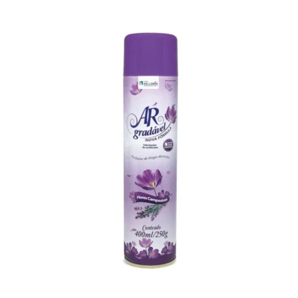 PURIFICADOR AERO AR GRADAVEL FLORES CAMPESTE 400ML