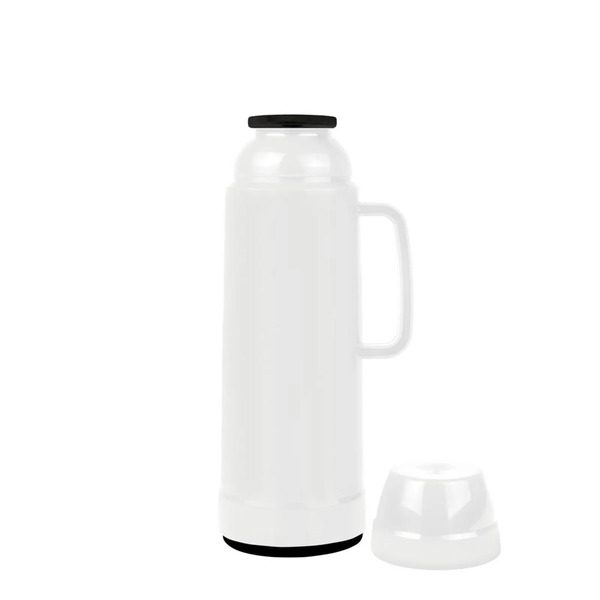 GARRAFA TERMICA MOR BRANCA 1 LITRO