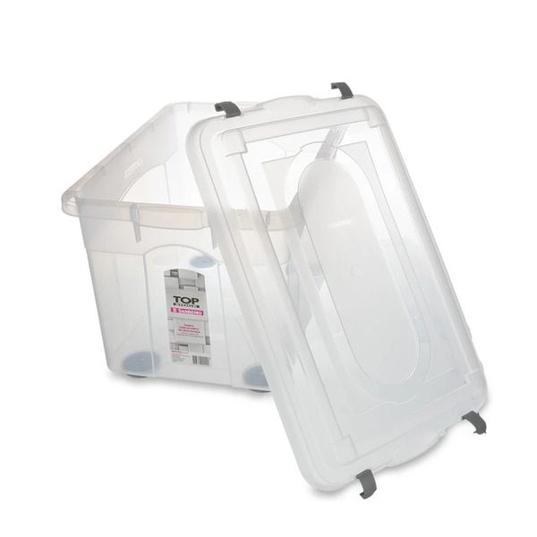 ORGANIZADOR CAIXA COM TAMPA PLASTICO 56,1 L SANREMO