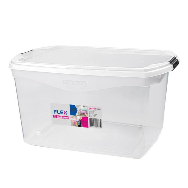 ORGANIZADOR CAIXA COM TAMPA PLASTICO 68 L SANREMO