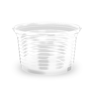 POTE DESCARTAVEL TRANSP. 100ML C/100UND MINAPLAST
