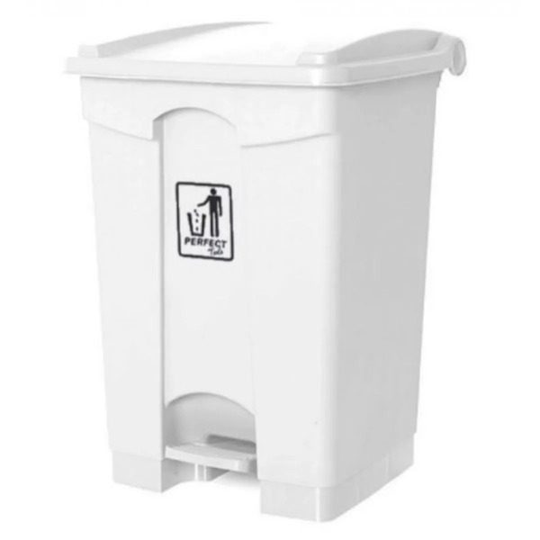 PERFECT CESTO DE LIXEIRA BRANCA 50 LTS