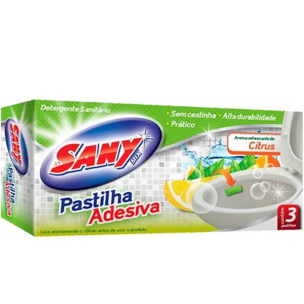 PASTILHA ADESIVA LIMAO SANY C/3