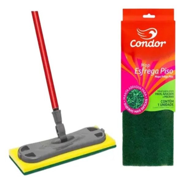 ESFREGAO DE PISO MOP POLIAL C/CABO