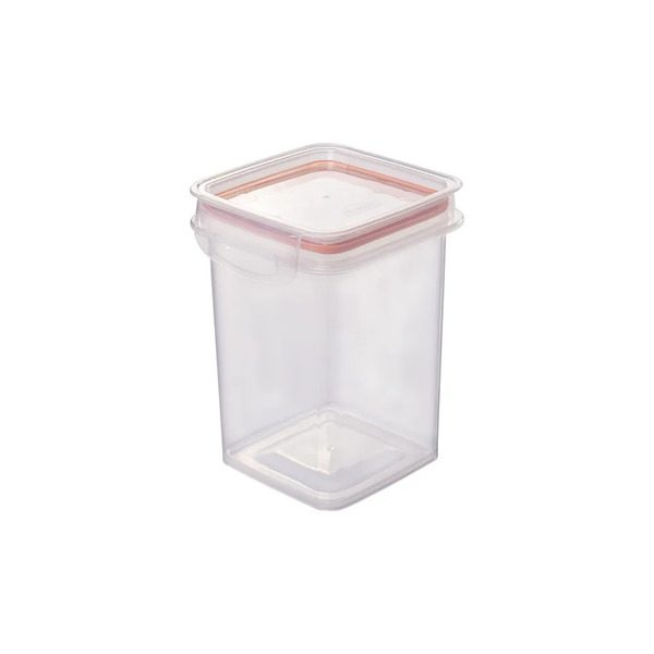 POTE PORTA MANTIMENTOS TRAVA MAIS QUADRADO 830 ML