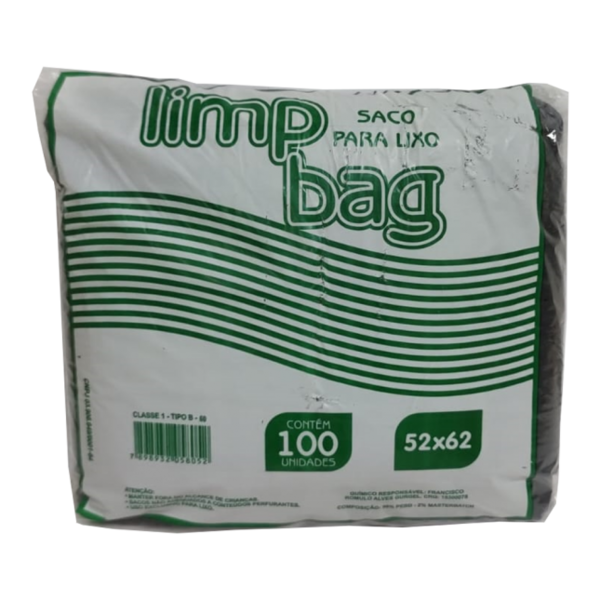 SACO DE LIXO 60LTS ROLO COM 100 UND LIMP BAG ROLL