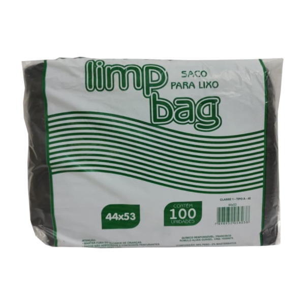 SACO DE LIXO 40 LTS ROLO COM 100 UND LIMP BAG ROLL