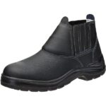 BOTA COURO C/ELASTICO PRETA VULCAFLEX Na40