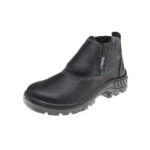 BOTA COURO C/ELASTICO PRETA VULCAFLEX Na41