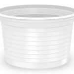 POTE DESCARTAVEL BRANCO 100ML C/100UND MINAPLAST