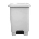LIXEIRA PEDAL 25 LTS LAR PLASTICOS BRANCA