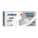 MASCARA CIRURGICA BRANCA COM 20 UND NOBRE