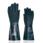 LUVA PVC PALMA ASPERA VERDE T36