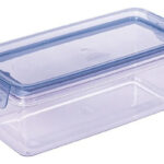 POTE PORTA MANTIMENTOS TRAVA MAIS RETANGULAR 860 ML