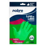 LUVA LATEX VERDE NOBRE G/9 ANTIDERRAPANTE