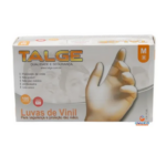LUVA PROCEDIMENTO VINIL INCOLOR S/AMIDO TALGE M