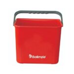 BALDE C/ALCA VERMELHO BRALIMPIA 4 LTS