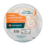 PRATO DESC. MINAPLAST C/10 21 CM