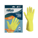 LUVA LATEX NOBRE AMARELA PEQUENA SILVER