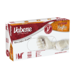 LUVA SKINFLEX TRANSLUCIDA VABENE C/100 MEDIA