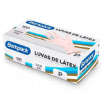 LUVA PROCEDIMENTO LATEX BOMPACK C/TALCO C/100 P