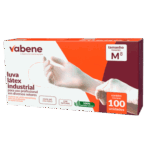 LUVA PROCEDIMENTO LATEX BRANCA VABENE M C/100