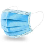 MASCARA DESCARTAVEL TRIPLA COM ELASTICO AZUL MR